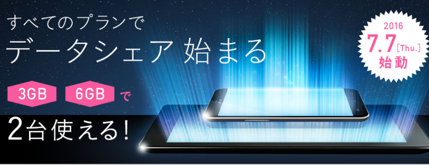 IIJmio データシェア