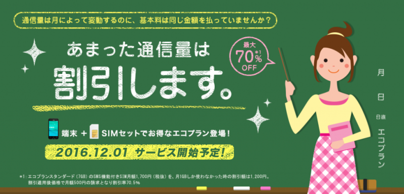 iijmio エコプラン