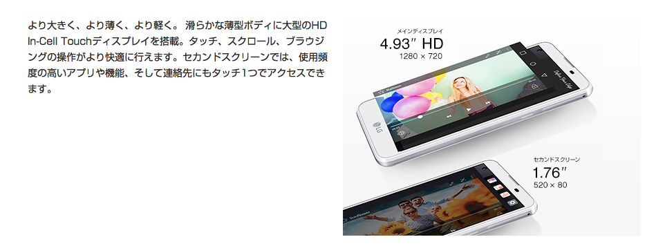 LG X screen UQ